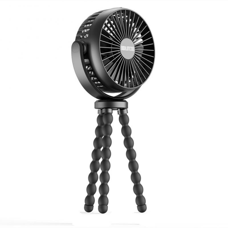 Baby Stroller Fan Hand Held Rechargeable USB Bladeless Small Folding Fans ⭐⭐⭐⭐⭐