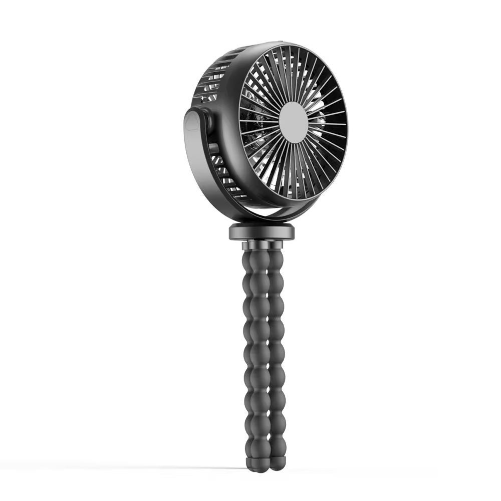 Baby Stroller Fan Hand Held Rechargeable USB Bladeless Small Folding Fans ⭐⭐⭐⭐⭐