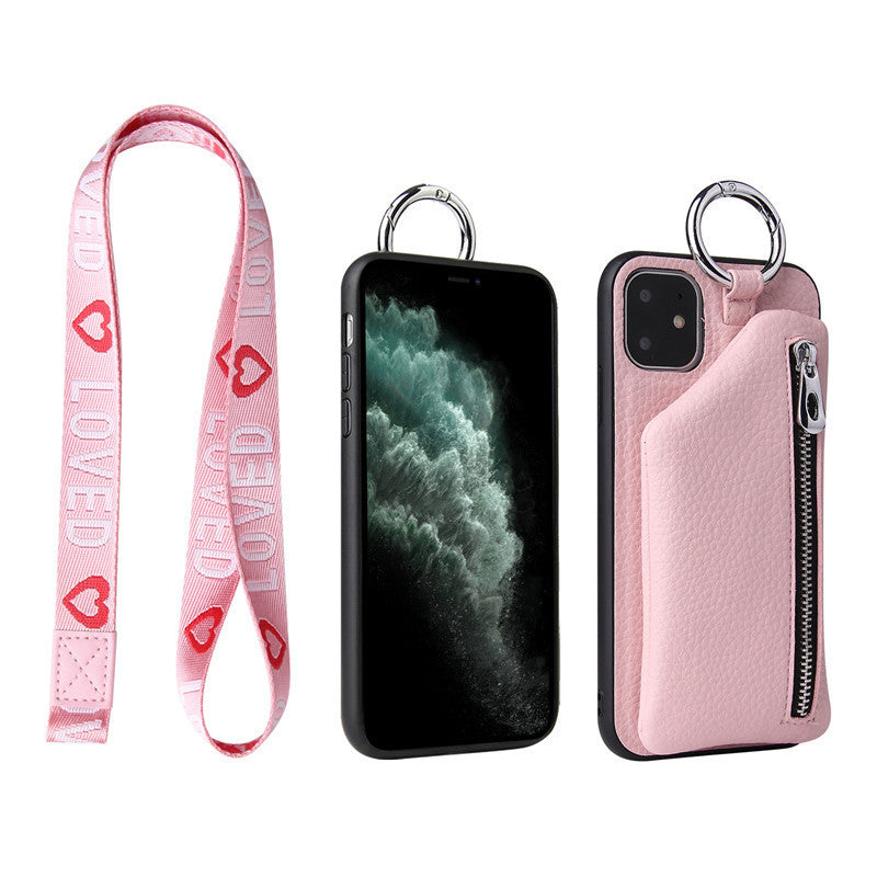 Leather Strap Cord Coin Purse Phone Cases Lanyard Wallet Cover ⭐⭐⭐⭐⭐
