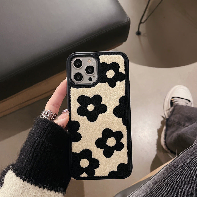 Plush Flowers Are Suitable For Ladies Autumn And Winter Mobile Phone Cases ⭐⭐⭐⭐⭐