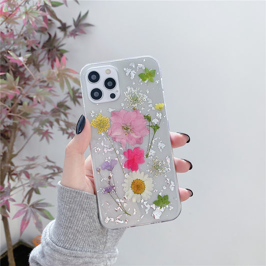 Silver Foil Dried Flowers For Mobile Phone Cases Epoxy Transparent ⭐⭐⭐⭐⭐