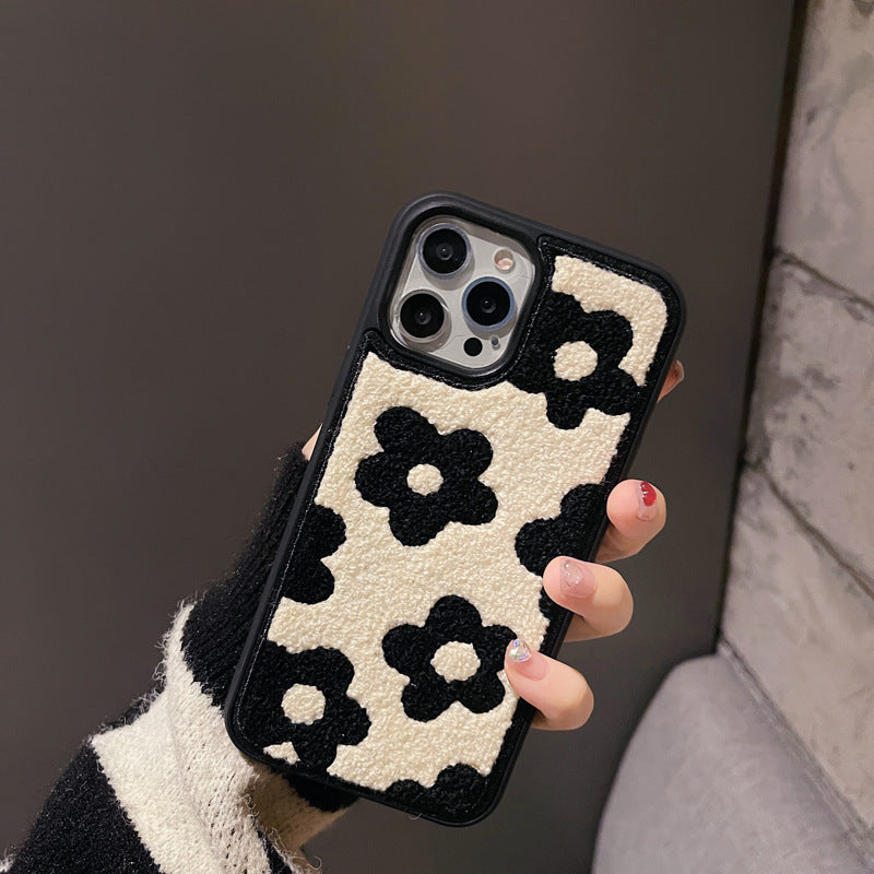 Plush Flowers Are Suitable For Ladies Autumn And Winter Mobile Phone Cases ⭐⭐⭐⭐⭐