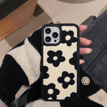 Plush Flowers Are Suitable For Ladies Autumn And Winter Mobile Phone Cases ⭐⭐⭐⭐⭐