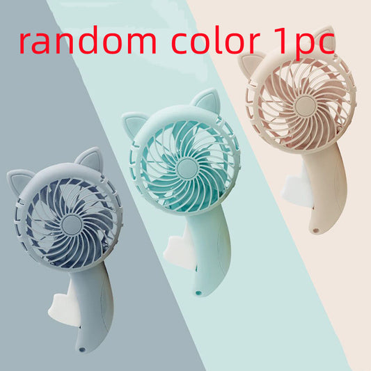 Cartoon Bladeless Handheld Fan - Large Portable Fan