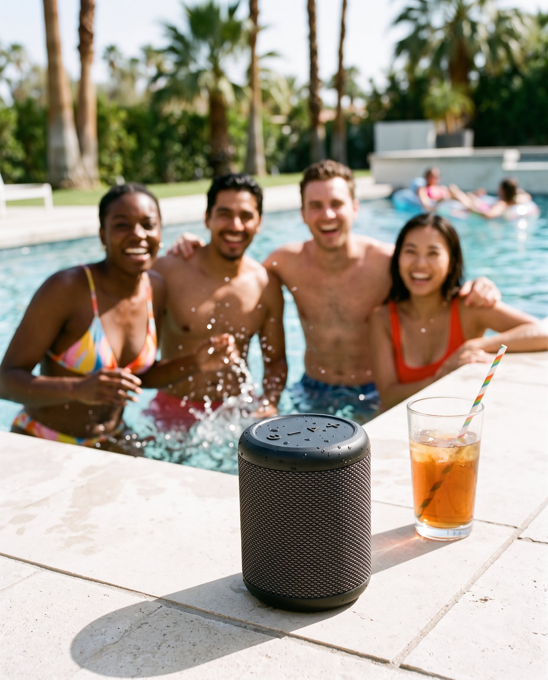 CREAZONE Waterproof Bluetooth Speaker — summer music