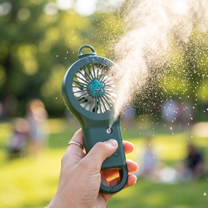 CREAZONE Hanging Neck Misting Fan — outdoor summer