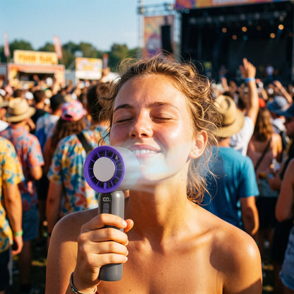 CREAZONE Turbo Ice Hand Fan — handheld portable