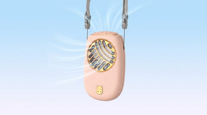 CREAZONE Bladeless Neck Fan — hair-safe design