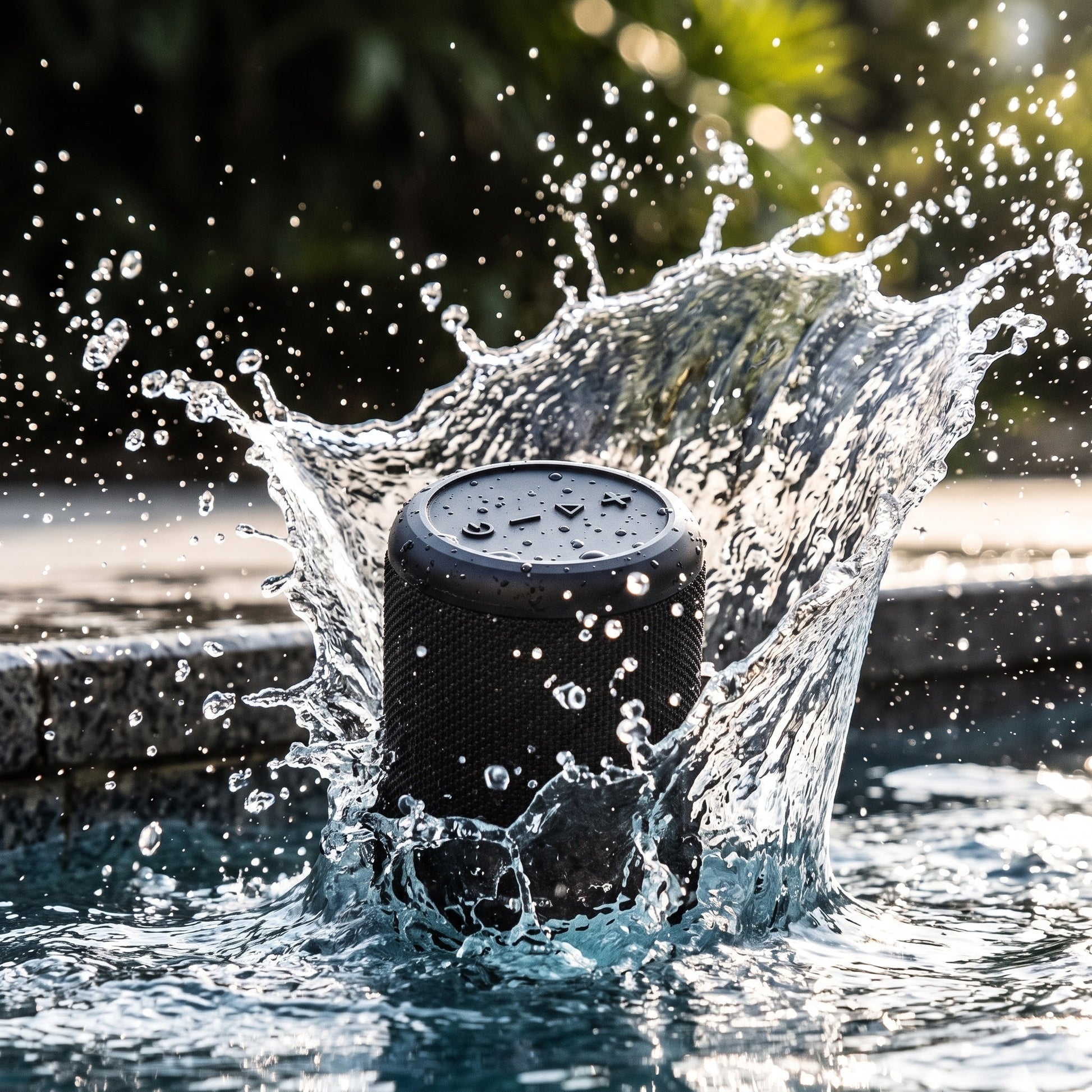 CREAZONE Waterproof Bluetooth Speaker — IPX6 waterproof