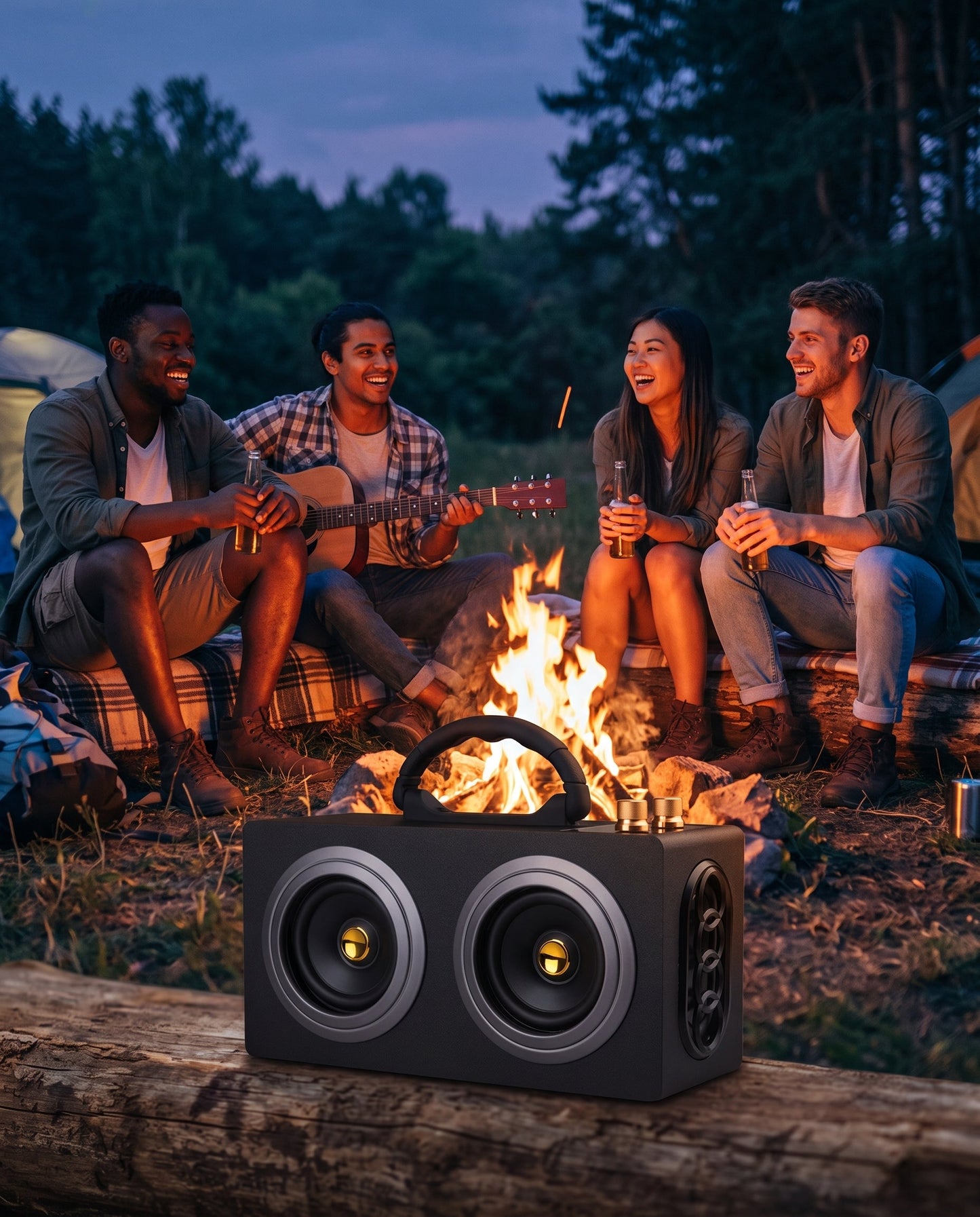 CREAZONE Outdoor Speaker — mountain lake sunrise