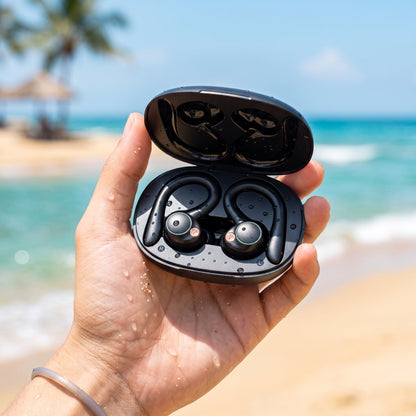 CREAZONE Waterproof Wireless Earbuds — sweat-proof