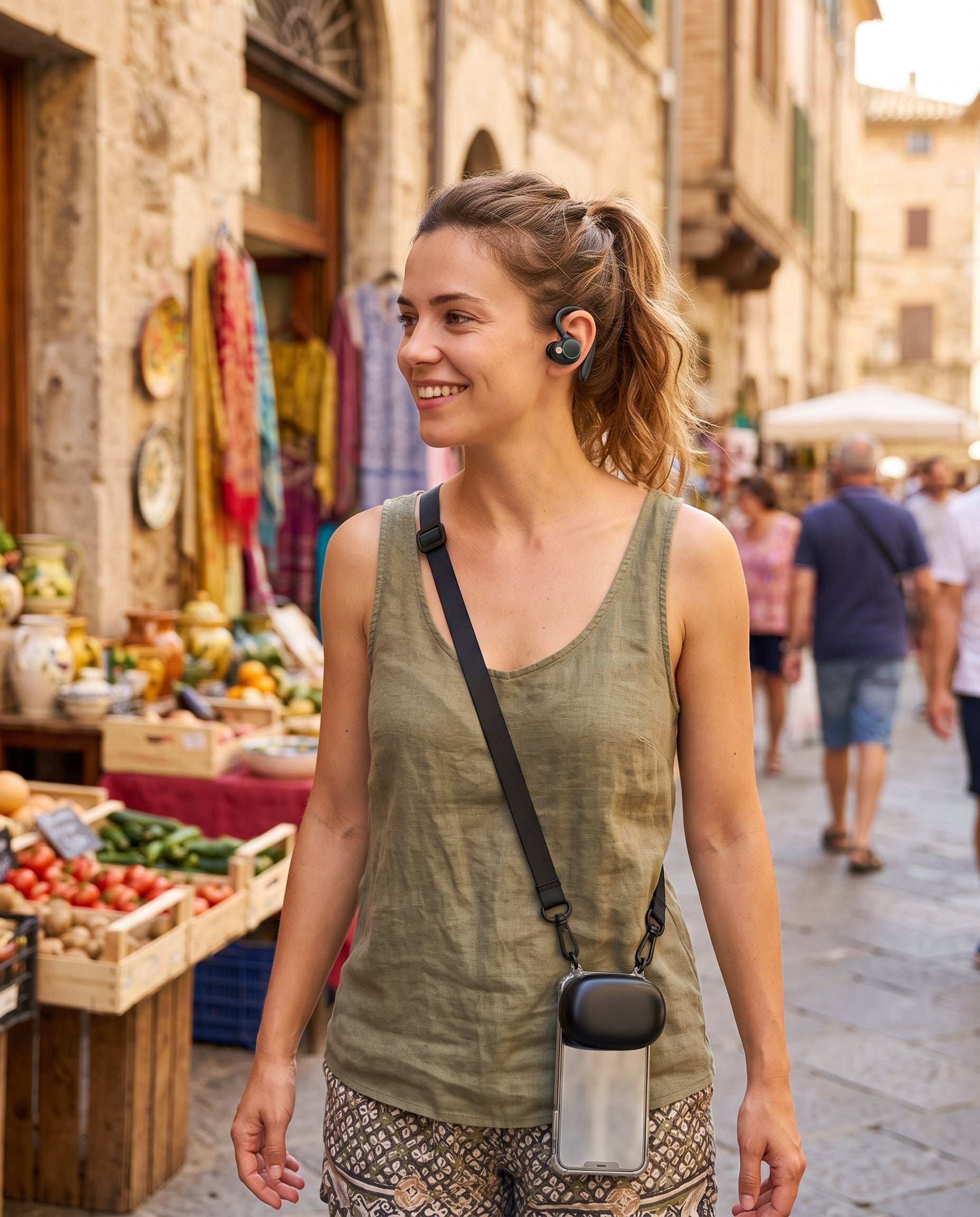 CREAZONE Waterproof Wireless Earbuds — outdoor workout