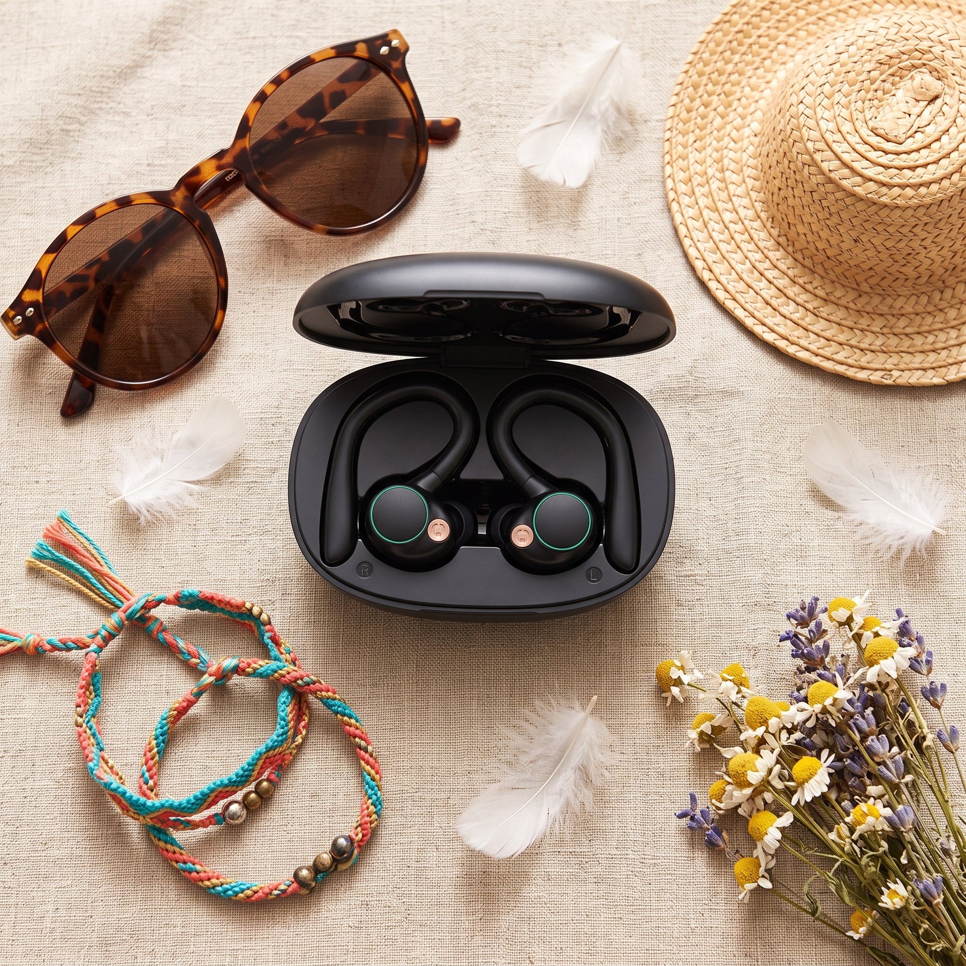 CREAZONE Waterproof Wireless Earbuds — summer running