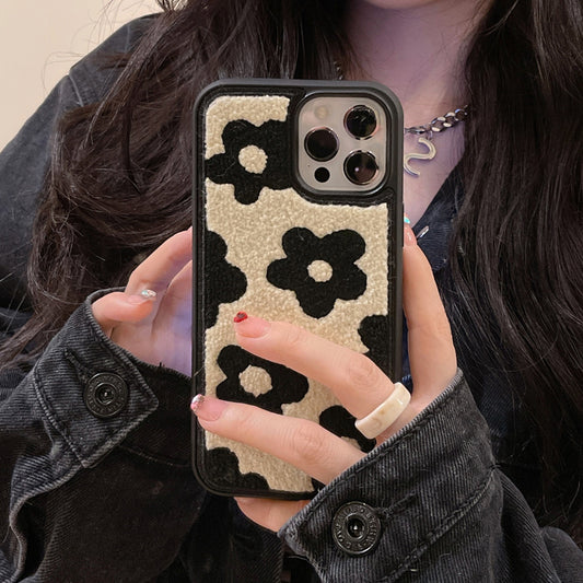 Plush Flowers Are Suitable For Ladies Autumn And Winter Mobile Phone Cases ⭐⭐⭐⭐⭐